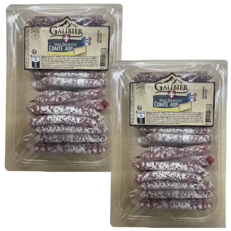 Galibier Mini Bruchettes With Comte, 2 x 240g (480g)